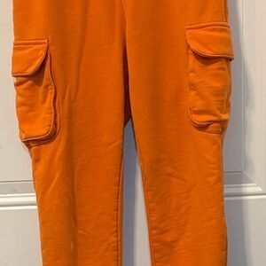 Fashion Nova Vibrant Orange Woman Jr. Miss Joggers